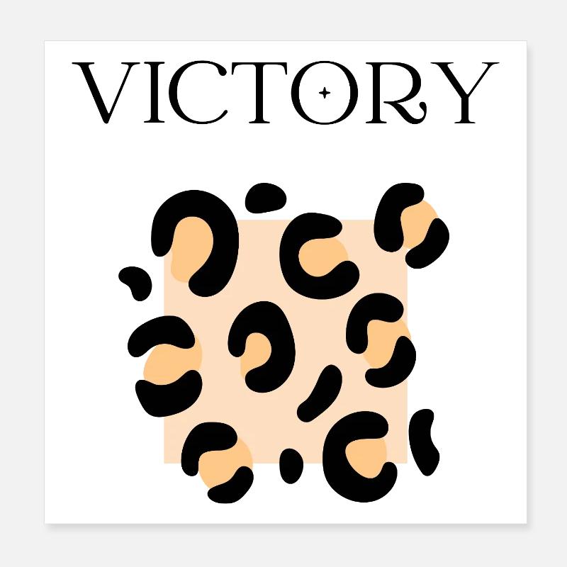 victory Poster 8" x 8" (20x20 cm)