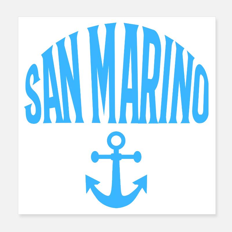 Saint-Marin Poster 20 x 20 cm