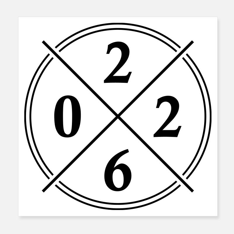 2026 Symbol Poster 20x20 cm