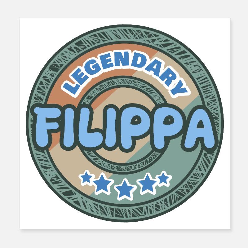 Idée de cadeau Filippa Poster 20 x 20 cm