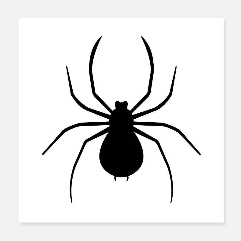 spider Poster 8" x 8" (20x20 cm)