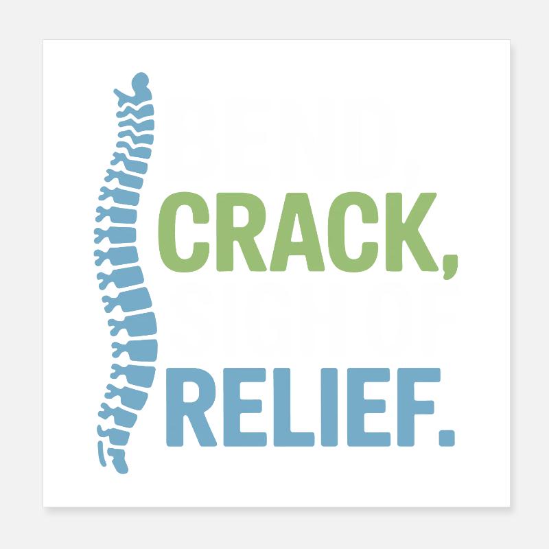 Chiropractor Spinal Alignment Is Everything  Poster 8" x 8" (20x20 cm)