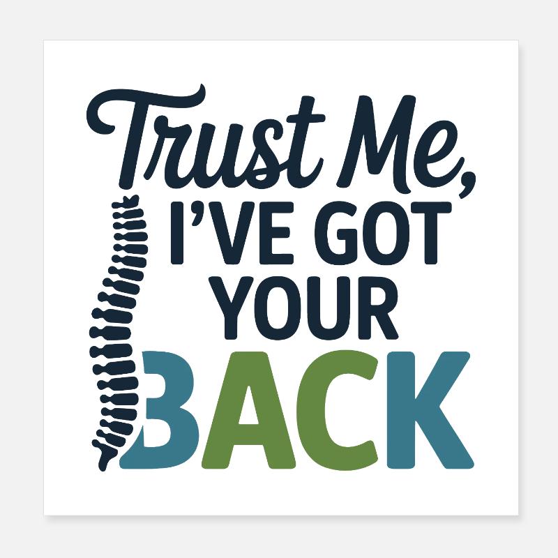 Licensed DC Professional Spinal Alignment  Poster 8" x 8" (20x20 cm)
