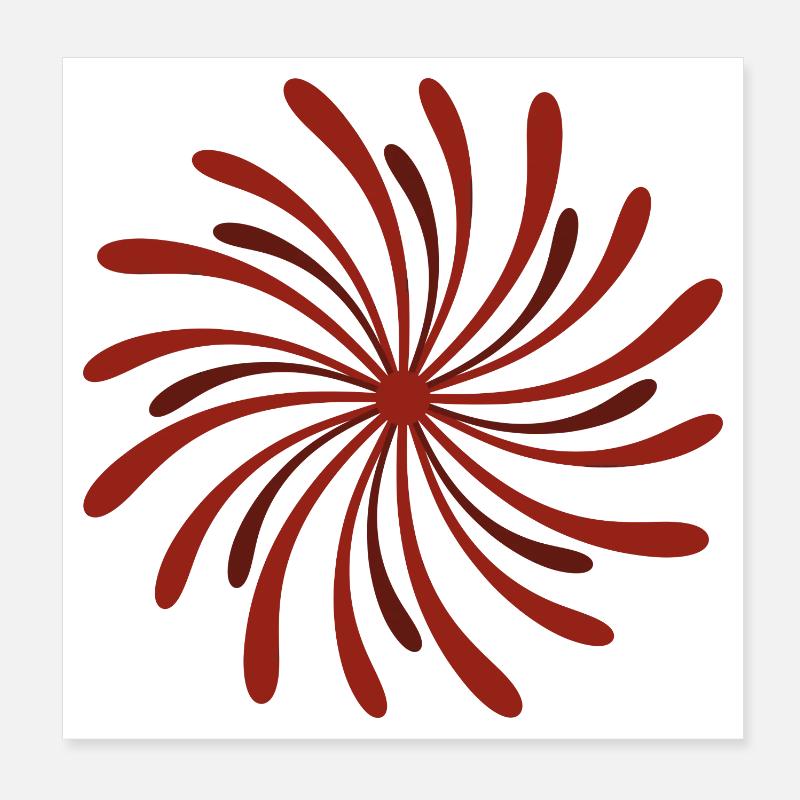 firework Poster 8" x 8" (20x20 cm)