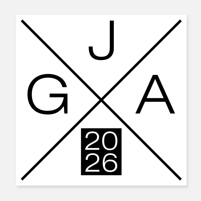 Jga 2026 Junggesellen Abschied Poster 20x20 cm