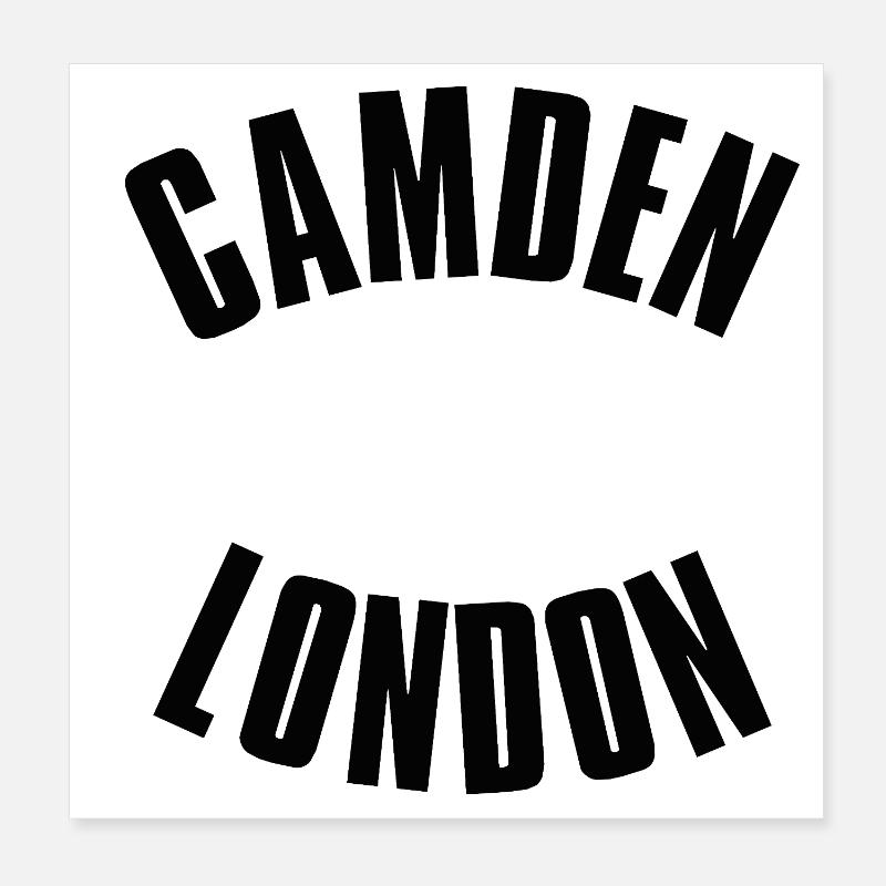 Logo de l’arc de Gamden Londres Poster 20 x 20 cm