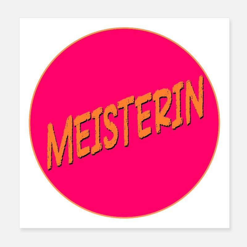 Graduation Master Poster 8" x 8" (20x20 cm)