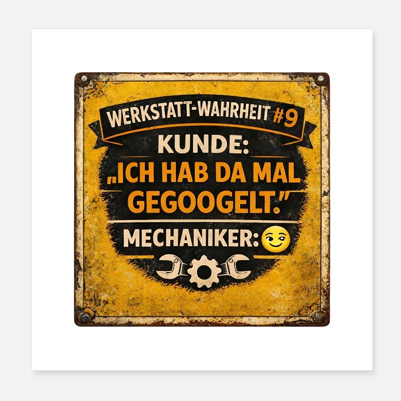 Workshop Truth #1: "I googled it" Poster 8" x 8" (20x20 cm)