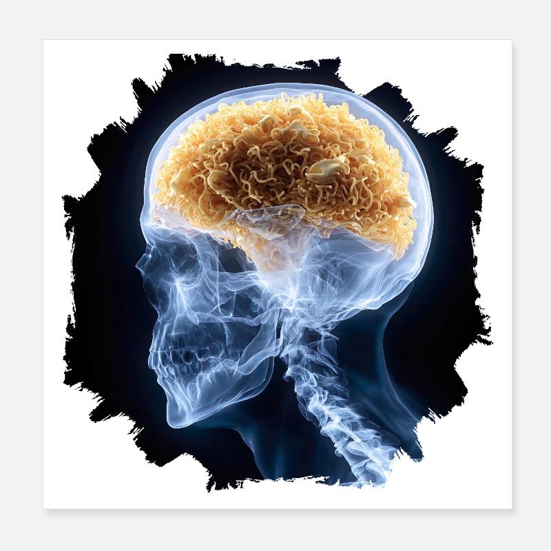 The other day at the X-ray - everything is fine Poster 8" x 8" (20x20 cm)