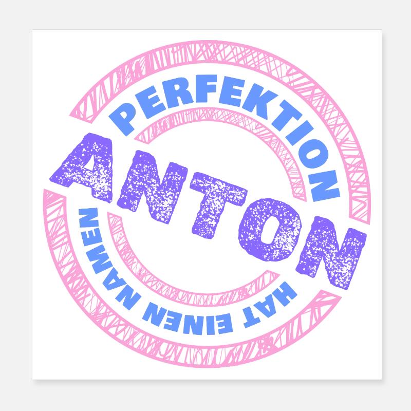 Anton Poster 20 x 20 cm