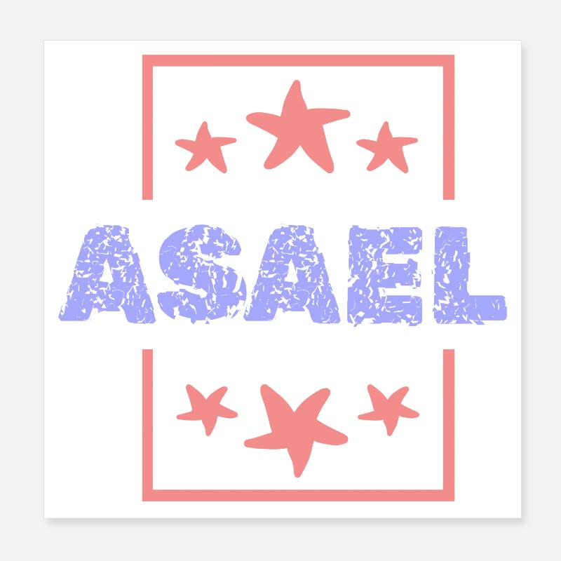 Asael Asael Poster 20x20 cm