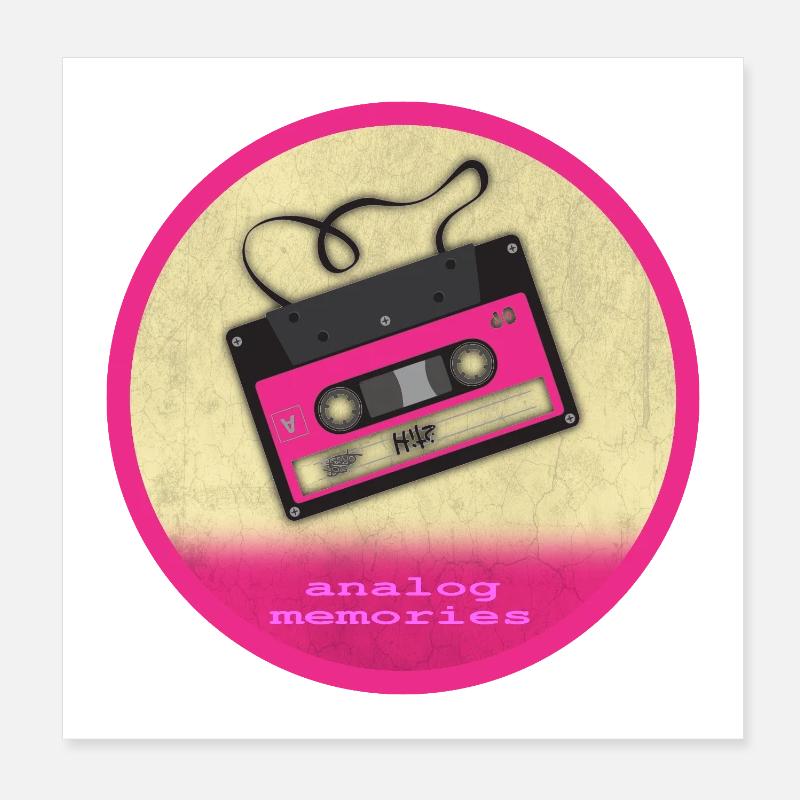 analog_memories Poster 20 x 20 cm