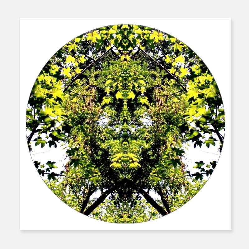 Tree Nature Creature Poster 8" x 8" (20x20 cm)