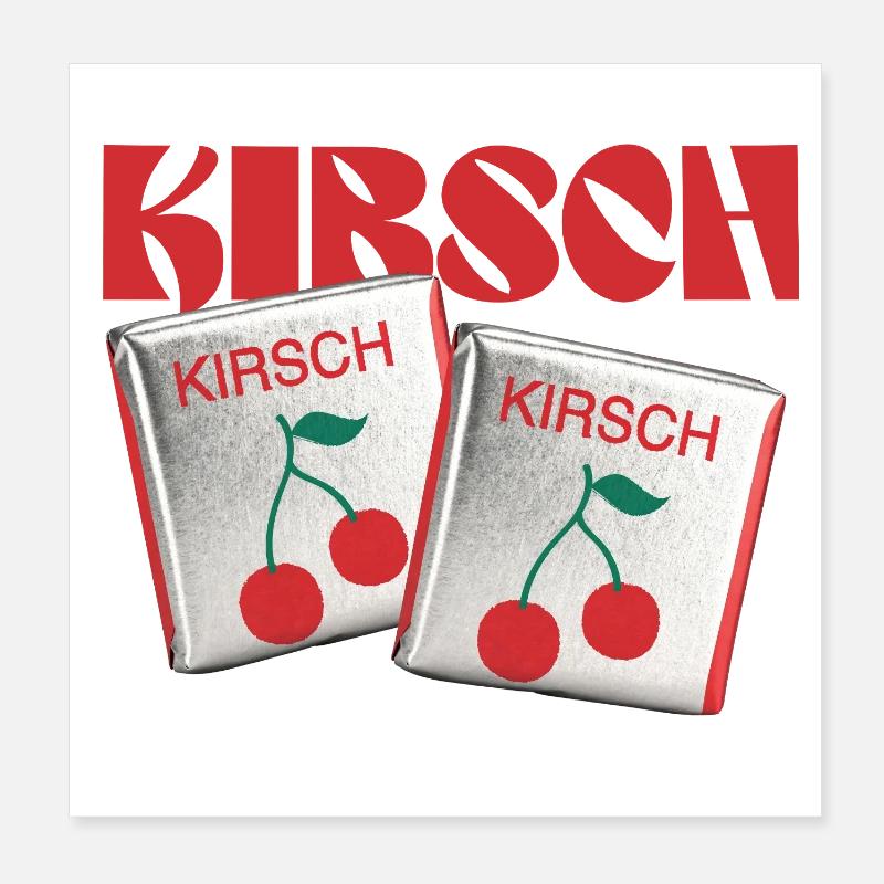 Halloren Frukas Kirsche Poster 20x20 cm