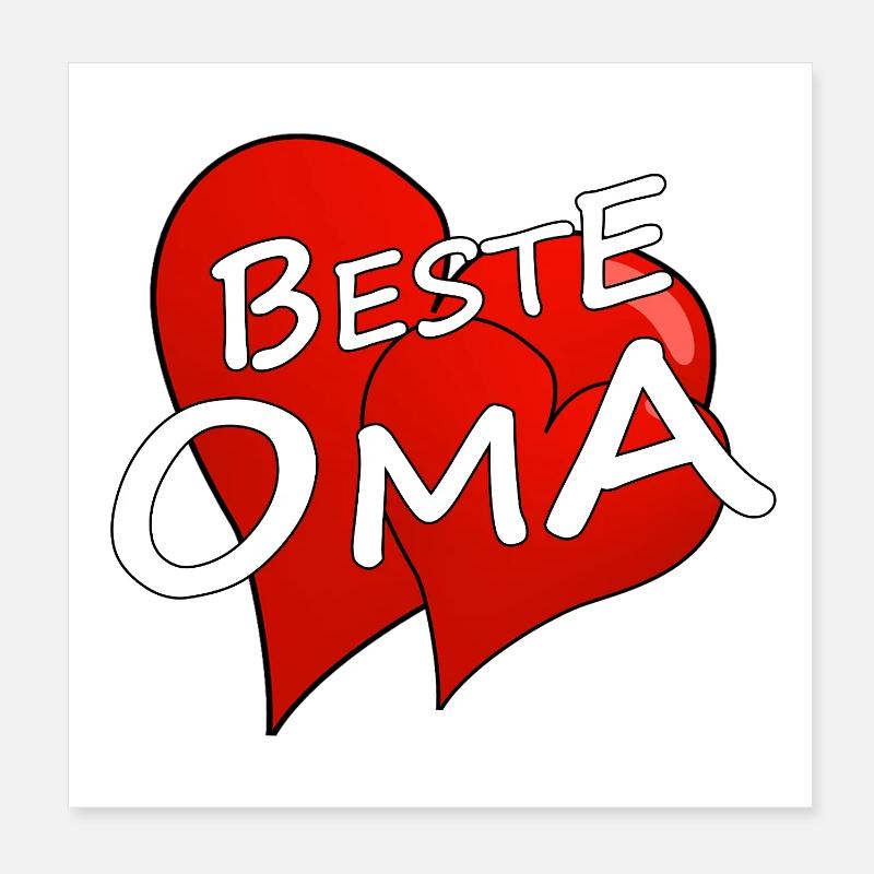 Best granny Poster 8" x 8" (20x20 cm)