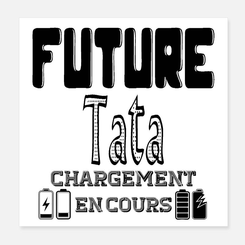 Future Tata Loading In Progress Poster 8" x 8" (20x20 cm)