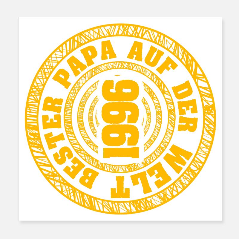 Né en 1996 Poster 20 x 20 cm