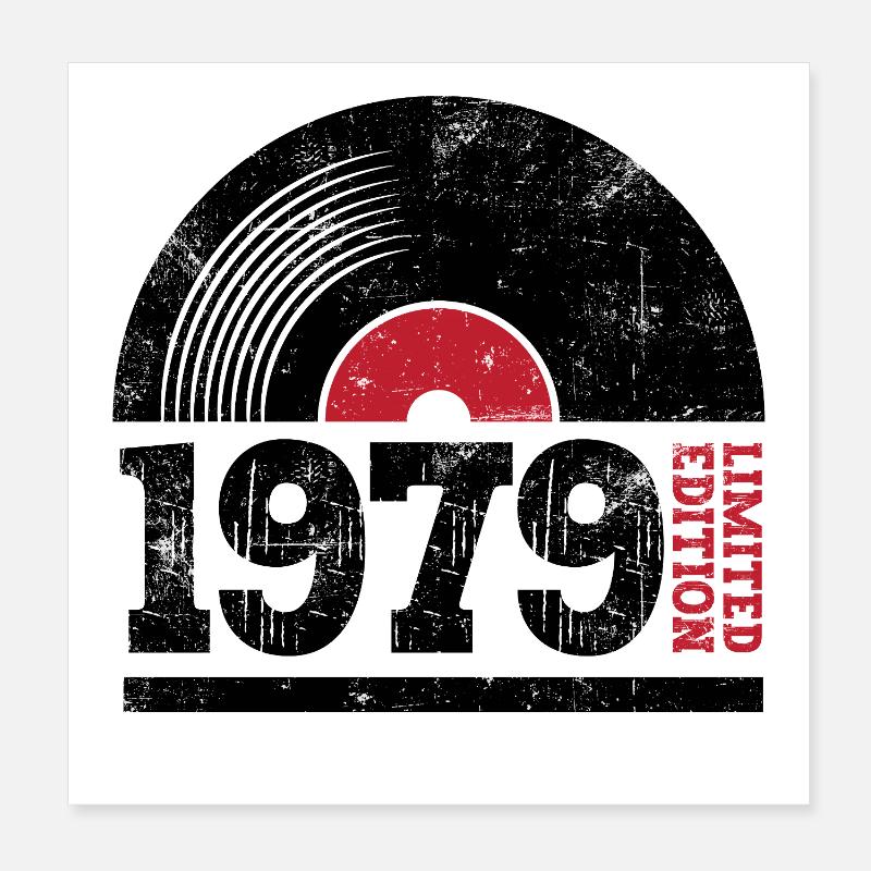 1979 vintage Poster 8" x 8" (20x20 cm)