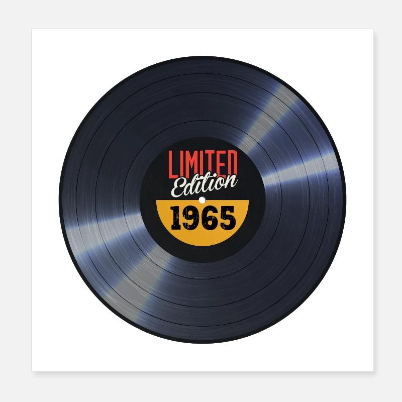 Vintage 1965 Poster 8" x 8" (20x20 cm)