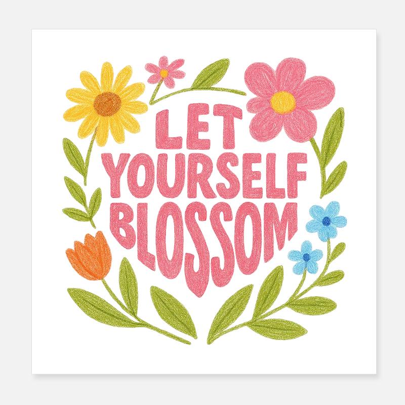 Spring bloom Poster 8" x 8" (20x20 cm)