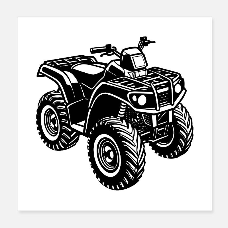 ATV Poster 8" x 8" (20x20 cm)