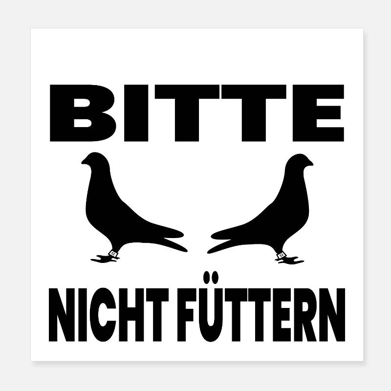 Colombes Poster 20 x 20 cm