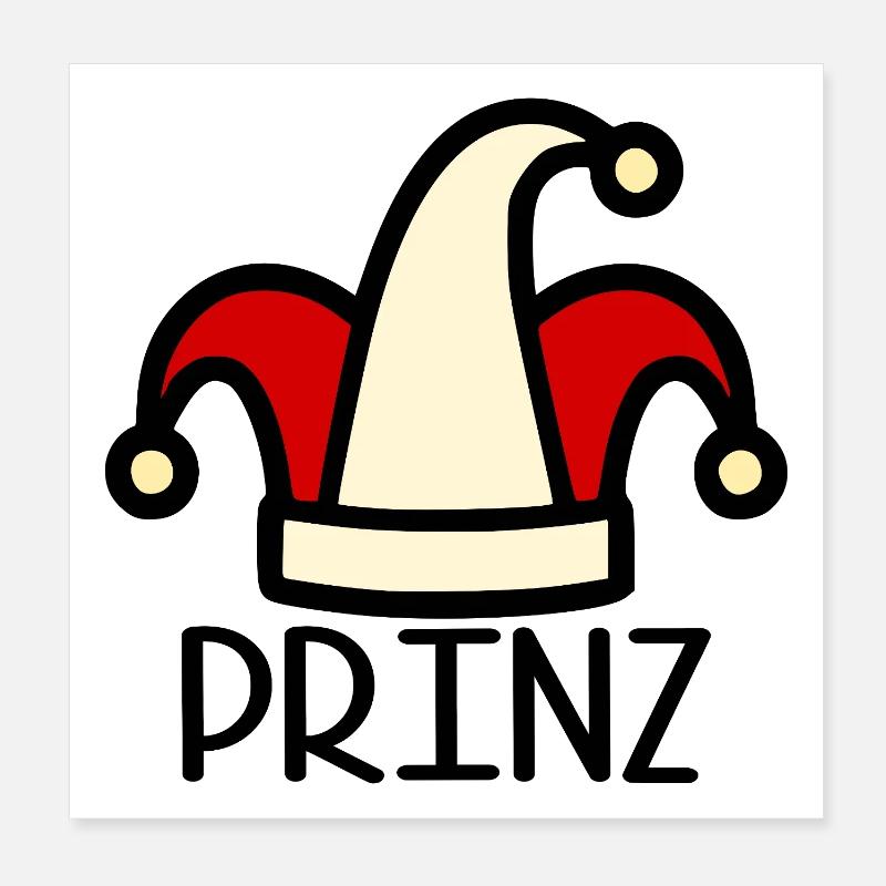 Le Prince du Carnaval du Prince’s Cap Poster 20 x 20 cm