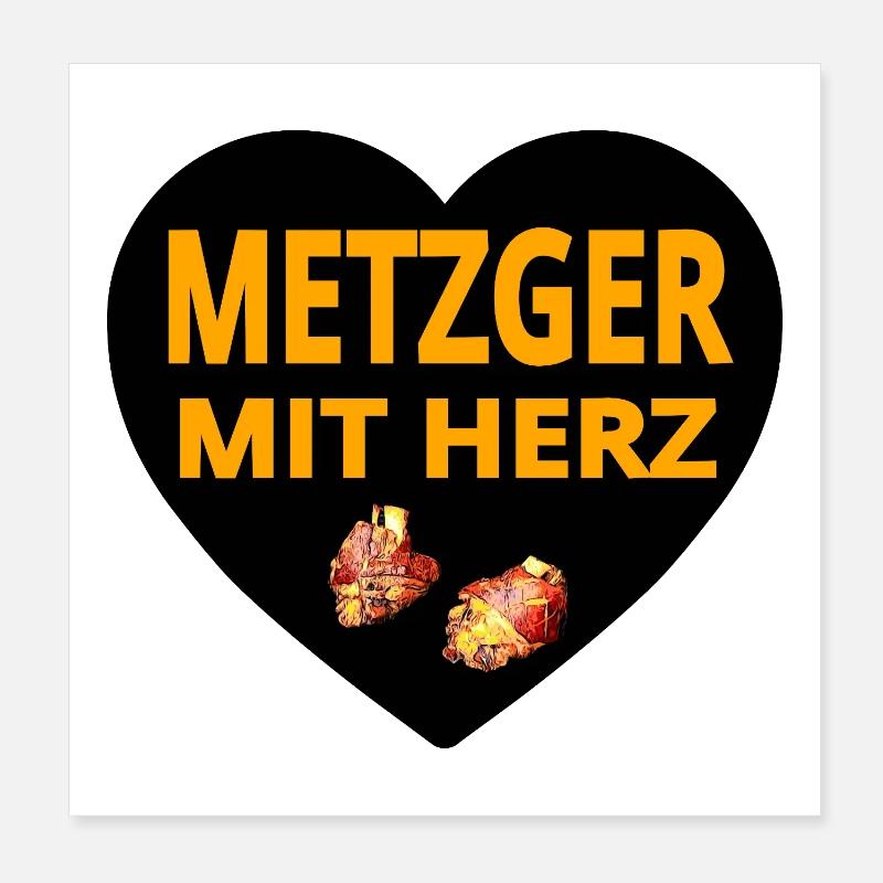 Metzger Poster 20x20 cm