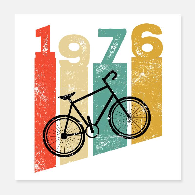 Millésime 1976 Poster 20 x 20 cm