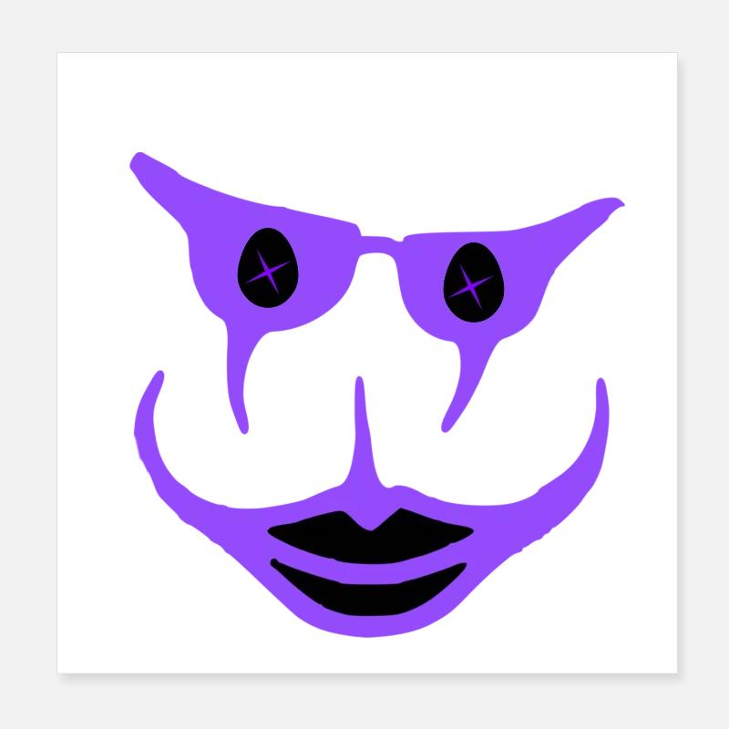 Funny Poster 8" x 8" (20x20 cm)