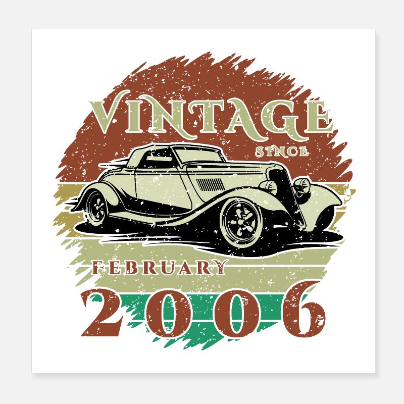 20e anniversaire - Classiques - Millésime depuis 2006 Poster 20 x 20 cm