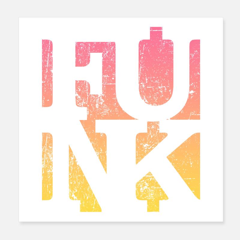 Funk Vintage Poster 20 x 20 cm