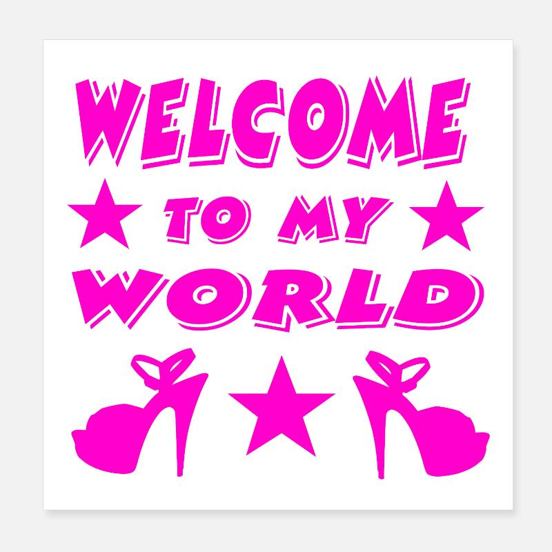 Talons hauts Poster 20 x 20 cm