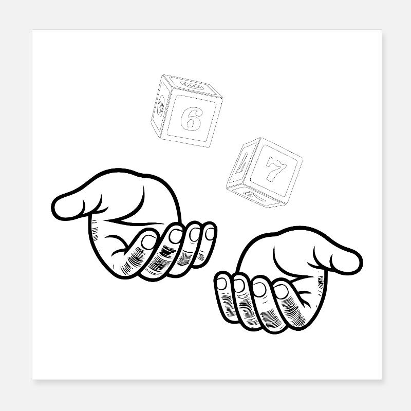 67 Six Sept Poster 20 x 20 cm