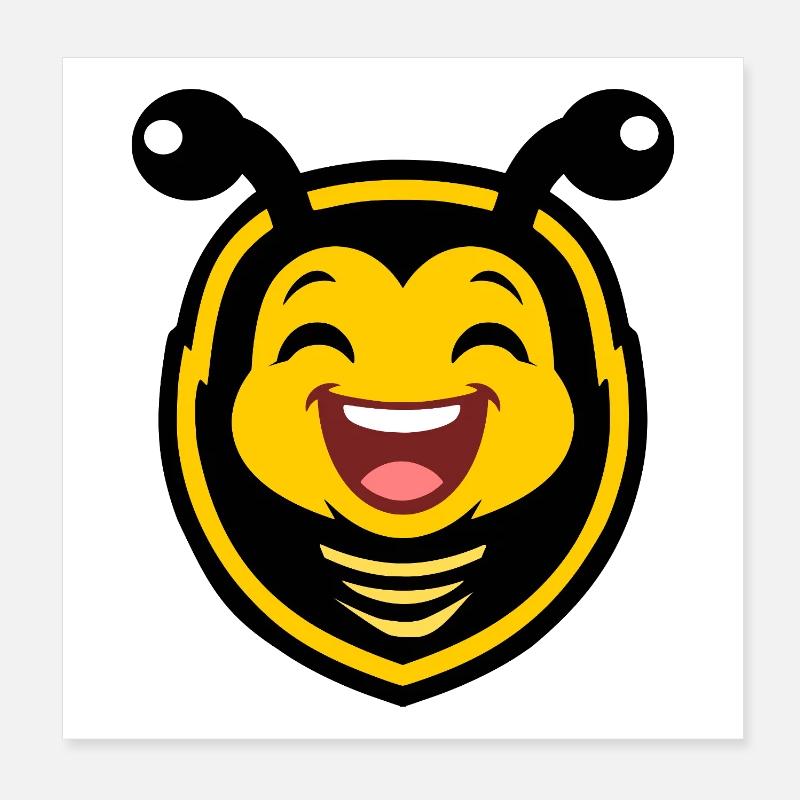 Bee beekeeper beekeeping Poster 8" x 8" (20x20 cm)