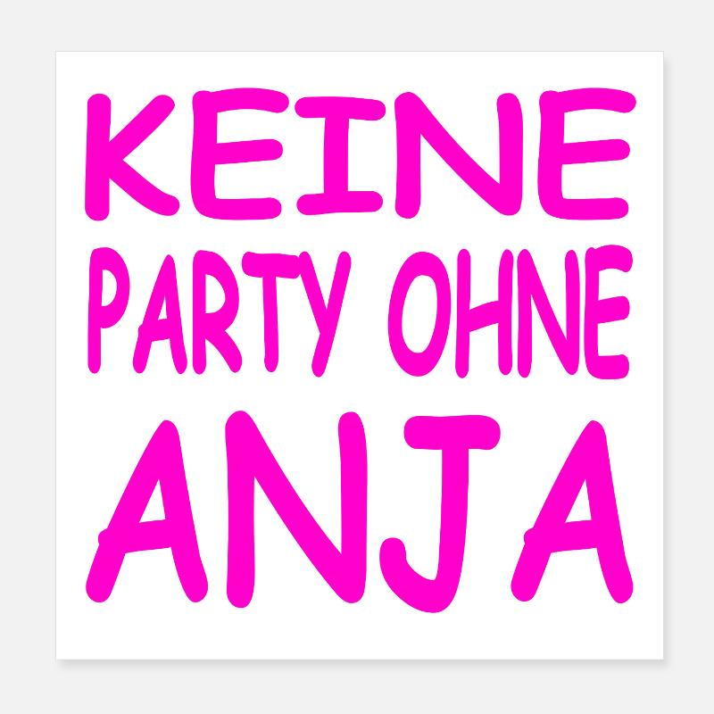 Anja Poster 20x20 cm