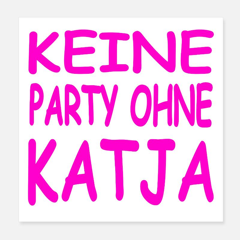 Katja Poster 20x20 cm