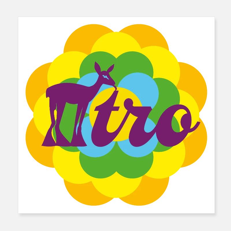 REHtro Retro Poster 20x20 cm