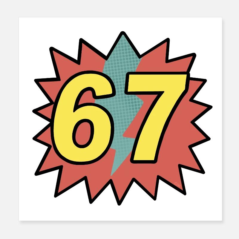 67 - Gen Alpha Poster 20 x 20 cm