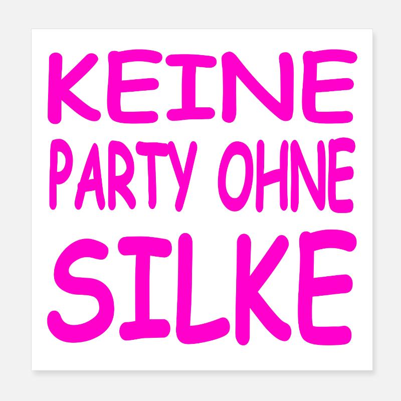 Silke Poster 8" x 8" (20x20 cm)