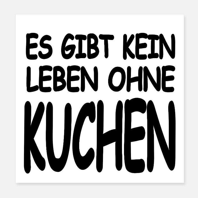 Cake Poster 8" x 8" (20x20 cm)