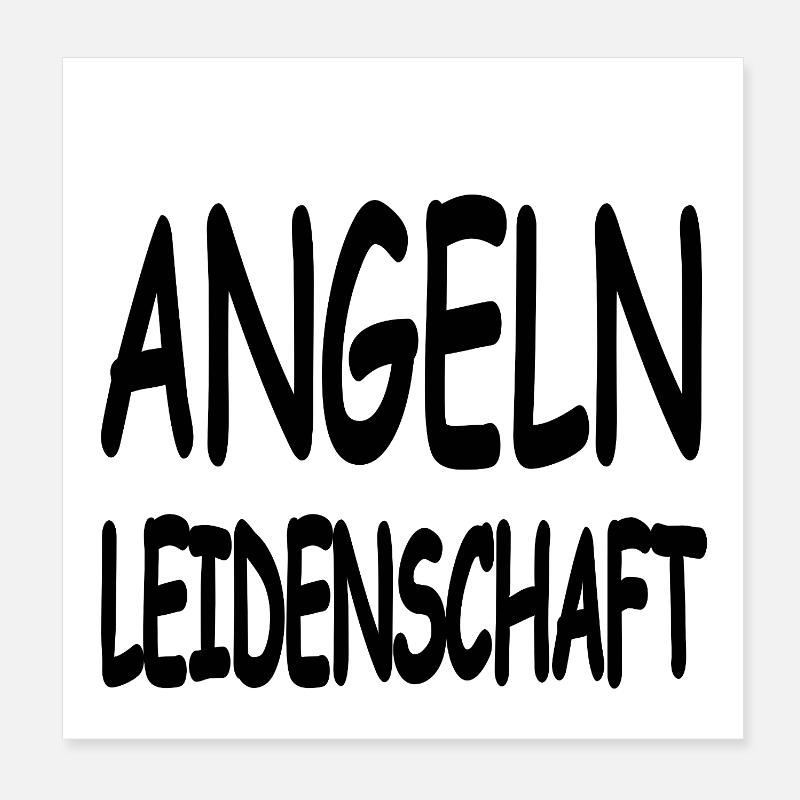 Angling Poster 8" x 8" (20x20 cm)