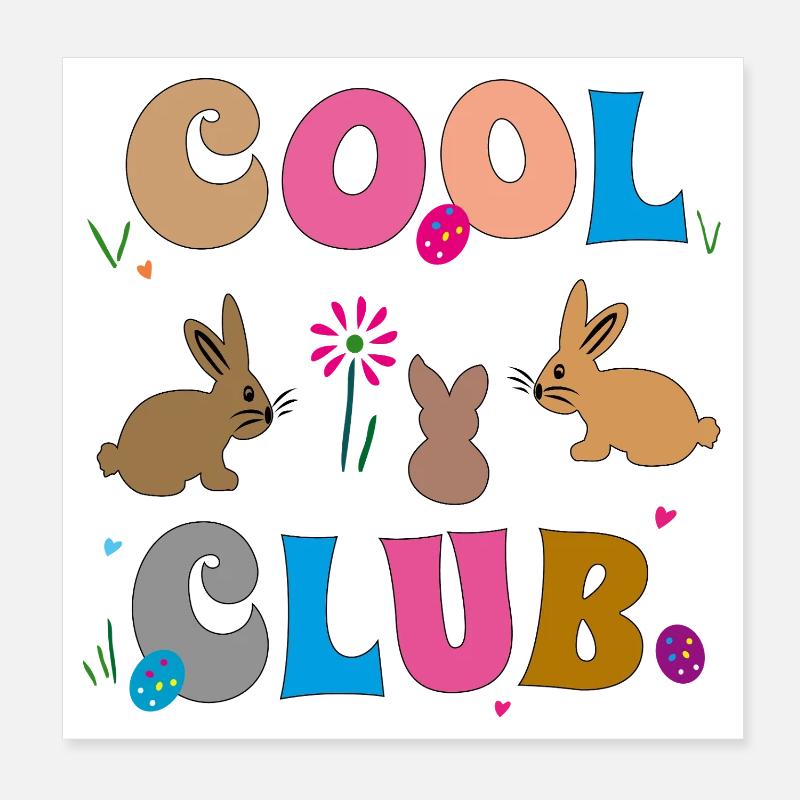  Ostern  Poster 20x20 cm