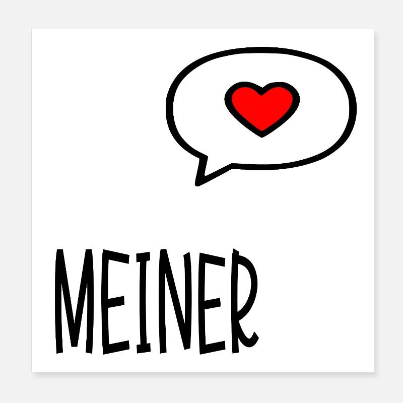 Valentine's Day Relationship Mine Poster 8" x 8" (20x20 cm)