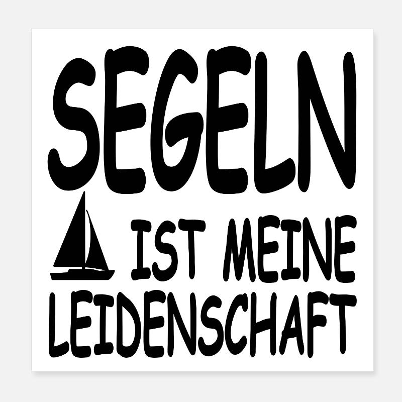 Sail Poster 8" x 8" (20x20 cm)