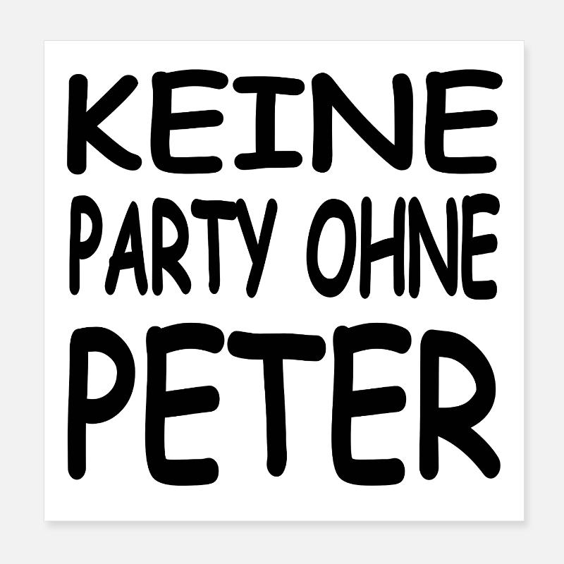 Pierre Poster 20 x 20 cm