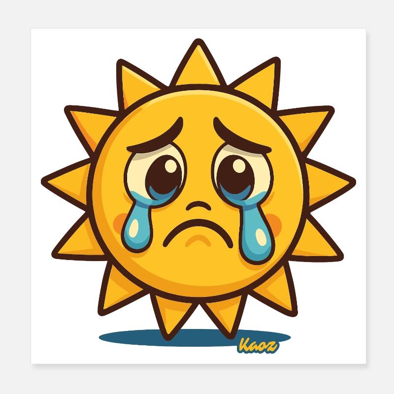 Weeping suns Poster 8" x 8" (20x20 cm)