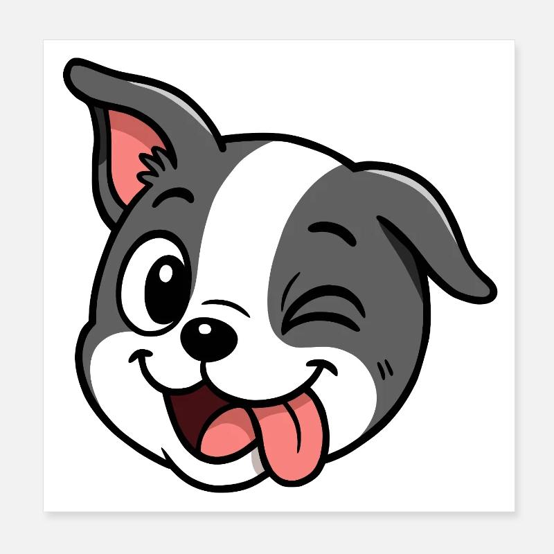 Boston – Frech. Poster 20x20 cm