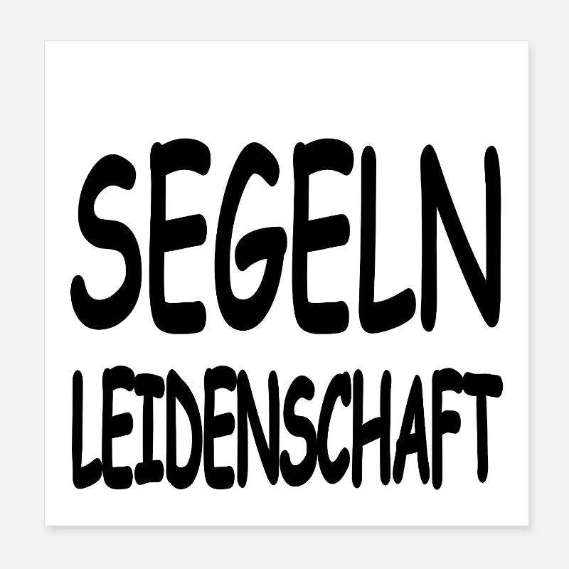 Sail Poster 8" x 8" (20x20 cm)