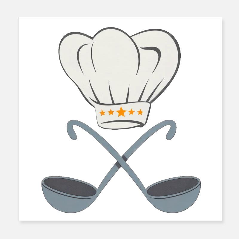 Toque Poster 20 x 20 cm